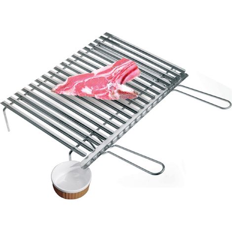 GRATICOLA RACCOGLISUGO 60X40 CM IN ACCIAIO INOX