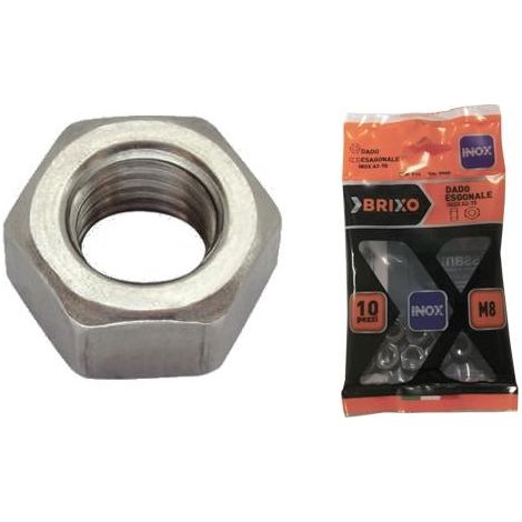 DADI ESAG.INOX BRIXO CF10PZ.UNI 5588 M10