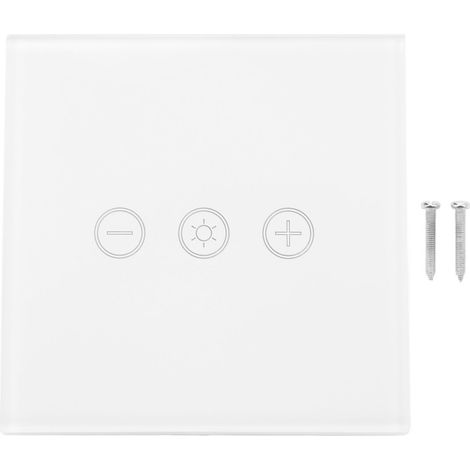 Variateur intelligent WiFi avec télécommande vocale, interrupteur tactile gradable Bluetooth APP, contrôle à distance, compatible AC100-240V (1/5)