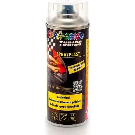 Spray de lámina de goma Motip Sprayplast transparente 400 ml Incoloro (1/3)