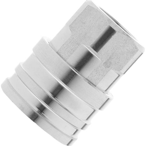 Female High Pressure 1/4 Stainless Steel Nozzle Adapter for Pressure Washer Waterproof Quick Connector for Garden Hose Use Car Wash (1/5)