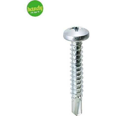 Viti Autoperforanti Masidef Testa Cilindrica DIN 7504N Zincate Bianche 4,8 x 16 mm 1 Kg