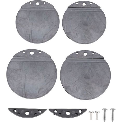 Ausla Scupper Flapper Remplacement, Scupper Flapper Kit de Réparation avec 1.87in 1.57in Bouchons, pour Navire Pont Vannes de Vidange. (1/5)