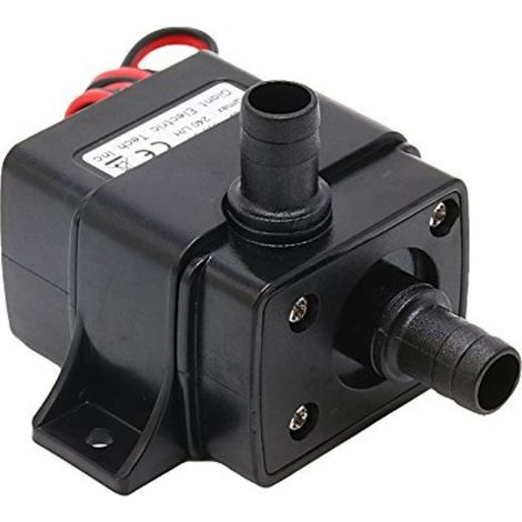 Bomba De Agua - 12 V Cc - 240 L/H - Altura De Impulsión 3 M - Impermeable - Silenciosa 35 Db - Para Acuario Fuente Hidroponía - 1 Unidad (1/5)