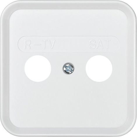 Placa toma r-tv-sat marfil SIMON 31 31097-61 (1/2)