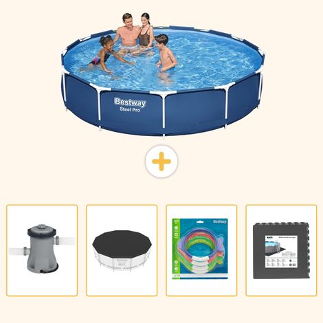 Bestway Bestway Steel Pro Ronde - 366x76 cm - 5-pièces S317 (1/5)