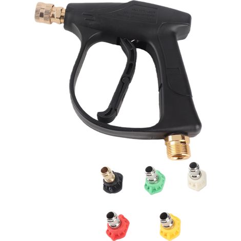 Nettoyeur haute pression électrique portatif 4350 PSI avec raccord rapide 1/4 po pour le nettoyage des clôtures de voiture (1/5)