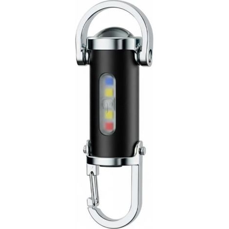 Lampe Porte-Clés - Mini Lampe Torche LED - Éclairage Portable pour Plein Air et Urgence - Noir - 1 Pièce (1/3)