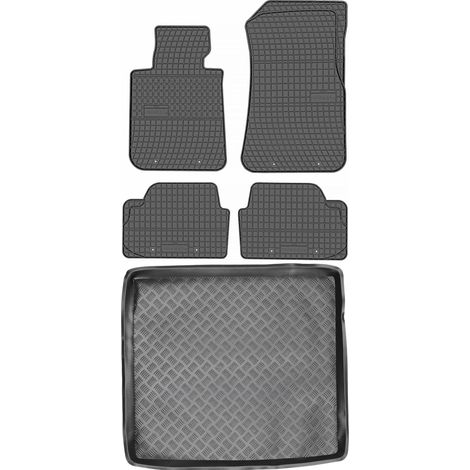 Set di tappetini in gomma per auto e tappetino per bagagliaio per BMW X1 E84 Crossover dal 2009 al 2015. (1/5)