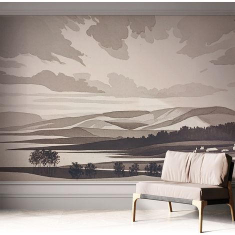Papier peint autocollant adhésif avec imprimé installation simple qualité excellente sans désordre Paysage paisible 312x219 cm (1/5)