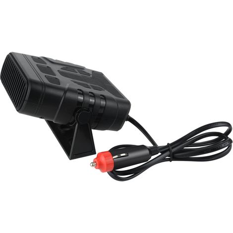 Soavoa Chauffage Voiture 12V Dégivrage Rapide Noir Compact 1 Pièce