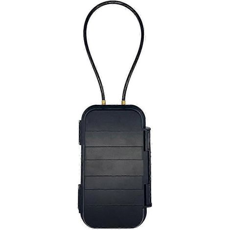 Coffre de plage portable avec cadenas à combinaison à 4 chiffres, coffre de plage antivol en fil d'acier, pour une utilisation en extérieur (1/5)
