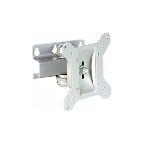 Meuble TV métallique réglable 10" à 22" - Argent