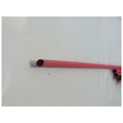 Gaine thermorétractable rouge retreint 2/1 de 12.7mm à 6.4mm barre souple de 1.22m (7460639) MECATRACTION CPX55-8RDL