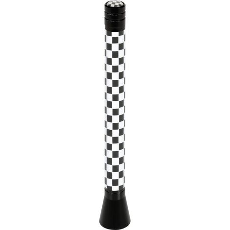 Flag, stelo antenna - 11 cm - Chequered