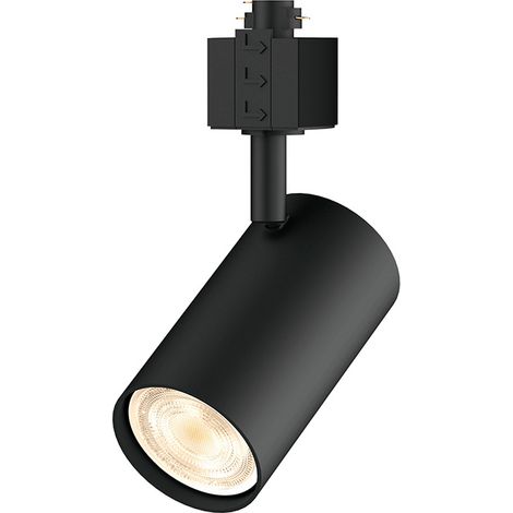 Projecteur Zilo Gu10 Noir éclairage Sur Rail Orientable Gu10 - Philips