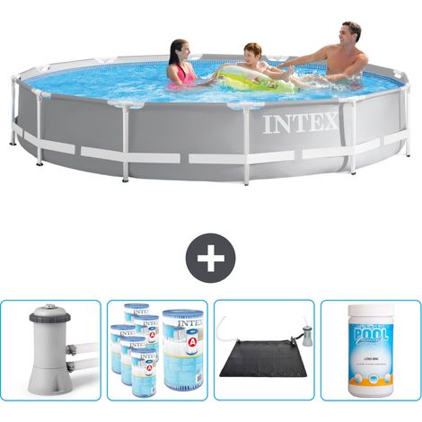 Intex Piscine Prism Frame Ronde - 366x76 cm - 5-pièces SCB92 (1/5)