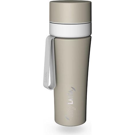 Bouteille filtrante en acier inoxydable Laica MyLAICA 550 ml avec filtre à disque rapide