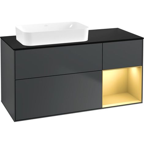 Villeroy & Boch G692HFHG Meuble sous-lavabo Finion G69 (1/2)