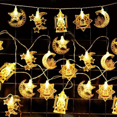 Guirlandes lumineuses pour le Ramadan, alimentées par piles, pour un usage domestique ou professionnel selon l'application.-AquaForge (1/5)