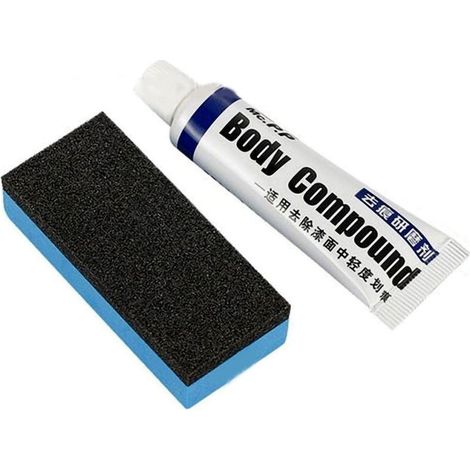 Agent D'élimination des Rayures de Voiture Réparation des Rayures de Peinture de Véhicule avec un Kit de Cire de Polissage pour Dissolvant de Rayures en éponge Douce (1/5)