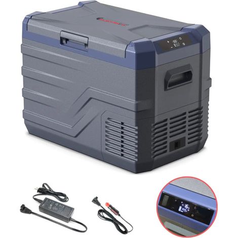 Tragbare Kühl-/Gefrierbox mit Kompressor 12V/24V, 100/220V, 40 Liter Promolink
