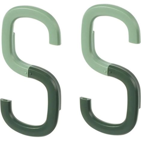 2 pièces Crochet Multifonction sans Perçage Anneau Décoratif pour Suspendre Torchons Ustensiles et Vêtements Lot de Support Mural Pratique pour Cuisine et Salle de Bain (1/5)