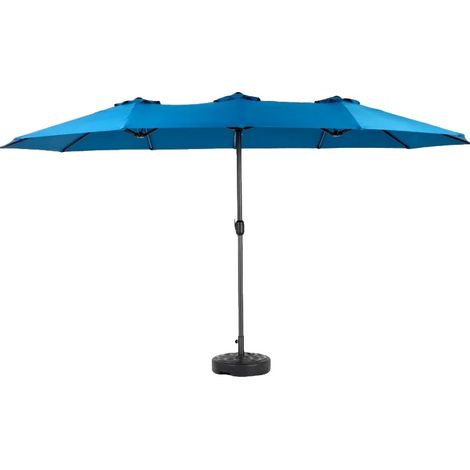 Parasol, Grande Taille, Construction Durable, Bleu (1/2)