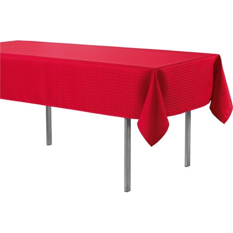 Nappe rectangle Maillon Rouge 140 x 300 cm (1/2)