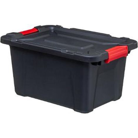 Boîte de Rangement "Store N'Lock" 30L Noir
