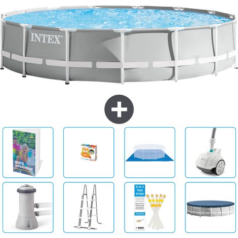 Prism Frame Pool Rund - 457x107 cm - 9-teilig S590