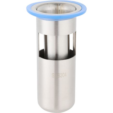 Caniveau de douche en acier inoxydable, goulotte d'évacuation de salle de bain, noyau épais (grand modèle 304, long) (1/4)