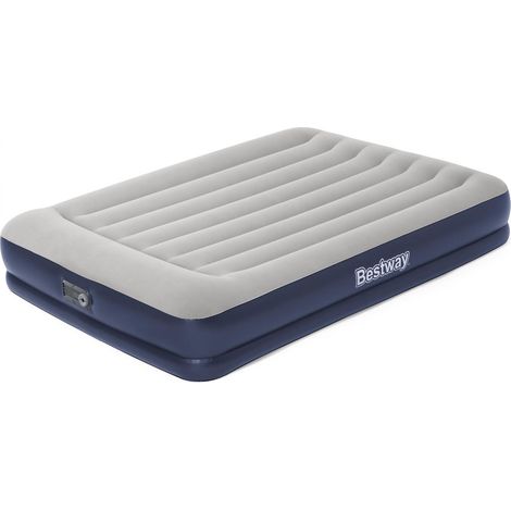 Lit gonflable - BESTWAY - Matelas 2 places - 203 x 152 x 36 cm - Pompe electrique integree (1/5)