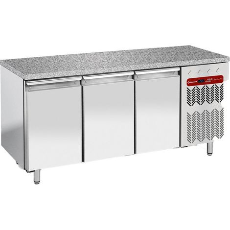 Table réfrigérée 3 portes 600 x 400 - top- granit - Diamond (1/5)