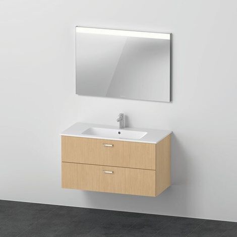 DURAVIT XB0072030300000 Meuble-lavabo avec WTU et miroir XBase 49