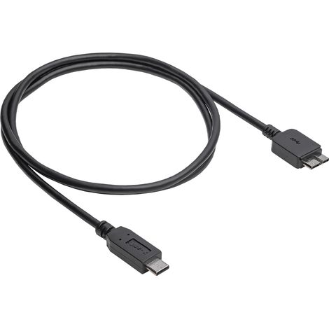 Cable Akyga AK-USB-44 Micro USB B 3.0 para unidades externas de 1 m (1/2)