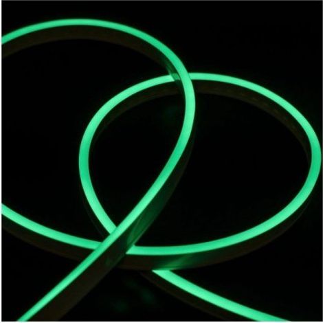24V Bobina Striscia Led Neon Flex Colore Verde 10 Metri IP65 10W/M Tagliabile Dove Vuole (1/3)