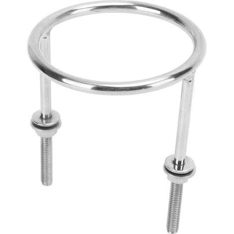 Porte-gobelet annulaire pour bateau, en acier inoxydable 316 poli, support anti-basculement pour camping-cars et yachts (1/5)