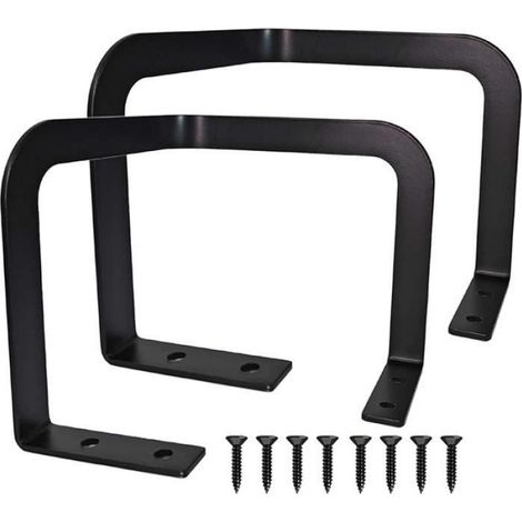 2 Barres de support, Métal, Fixation par vis, Anti-glissement, Pour cadre de lit (1/4)