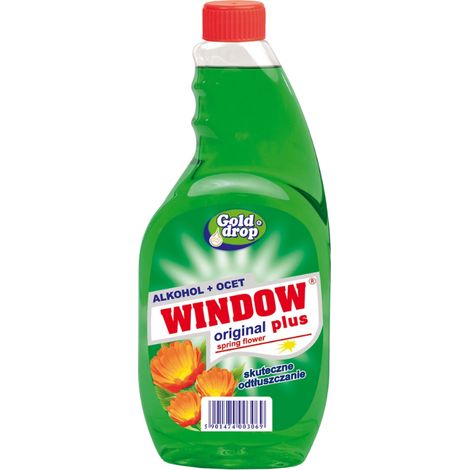 Recharge de nettoyant pour vitres Window Plus Spring Flower 750 ml (1/2)