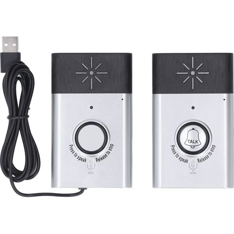 Sonnette interphone sans fil H6, interphone longue portée pour la maison, sonnette mobile (1/5)