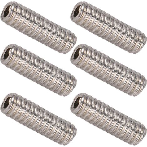 Kit d'assortiment de 50 vis sans tête en acier inoxydable A2-70, vis de fixation M2x6 (1/5)