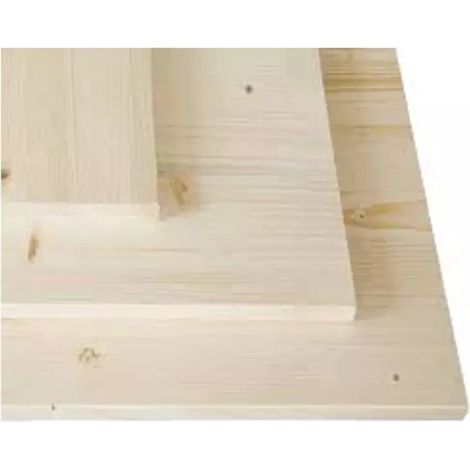 Pannello tavola in legno di abete lamellare - Spessore 28 mm (200x40 cm) (1/2)
