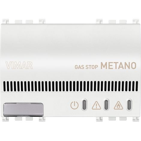 Détecteur de méthane électrique VIMAR - 19420.B, 230 V, blanc