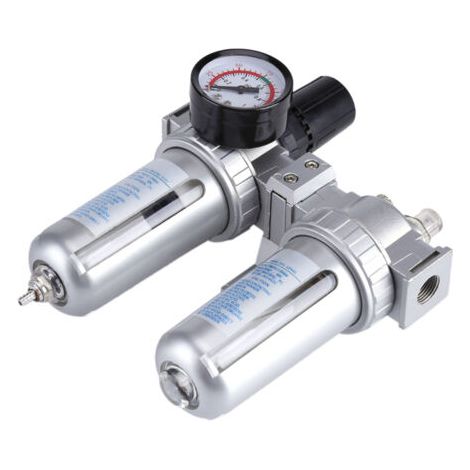 Filtro aria SFC300 da 3/8'', regolatore, strumento di pulizia e separazione per la trappola per acqua e umidità (1/5)