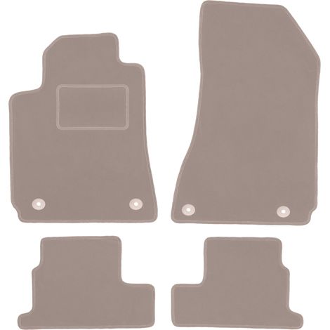 Tappetini in velluto beige per: Alfa Romeo Brera coupé (2005-2010) (1/5)