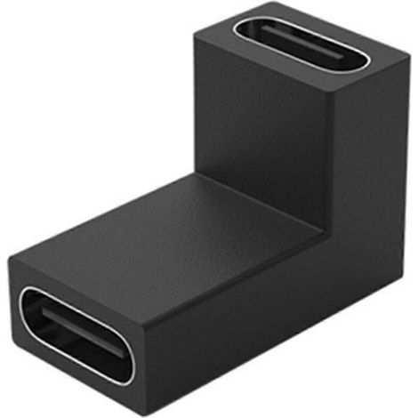 Adaptateur d'Extension USB 3.1 Type-C Mâle vers Femelle à Angle Droit/Gauche Haut/Bas (1/4)