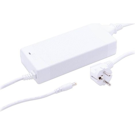 Tischnetzteil weiss 100W 12V 10A Hohlstecker 5.5/2.1mm EU-Plug Festspannung (1/4)