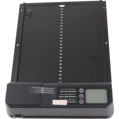 Battery powered automatic chicken coop door with timer, LED display and waterproof aluminum alloy design (1/5)