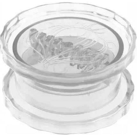 Broyeur de cuisine multifonctionnel - TRANSPARENT - Hachoir à rouleaux - PP - 7.5cm - 4cm